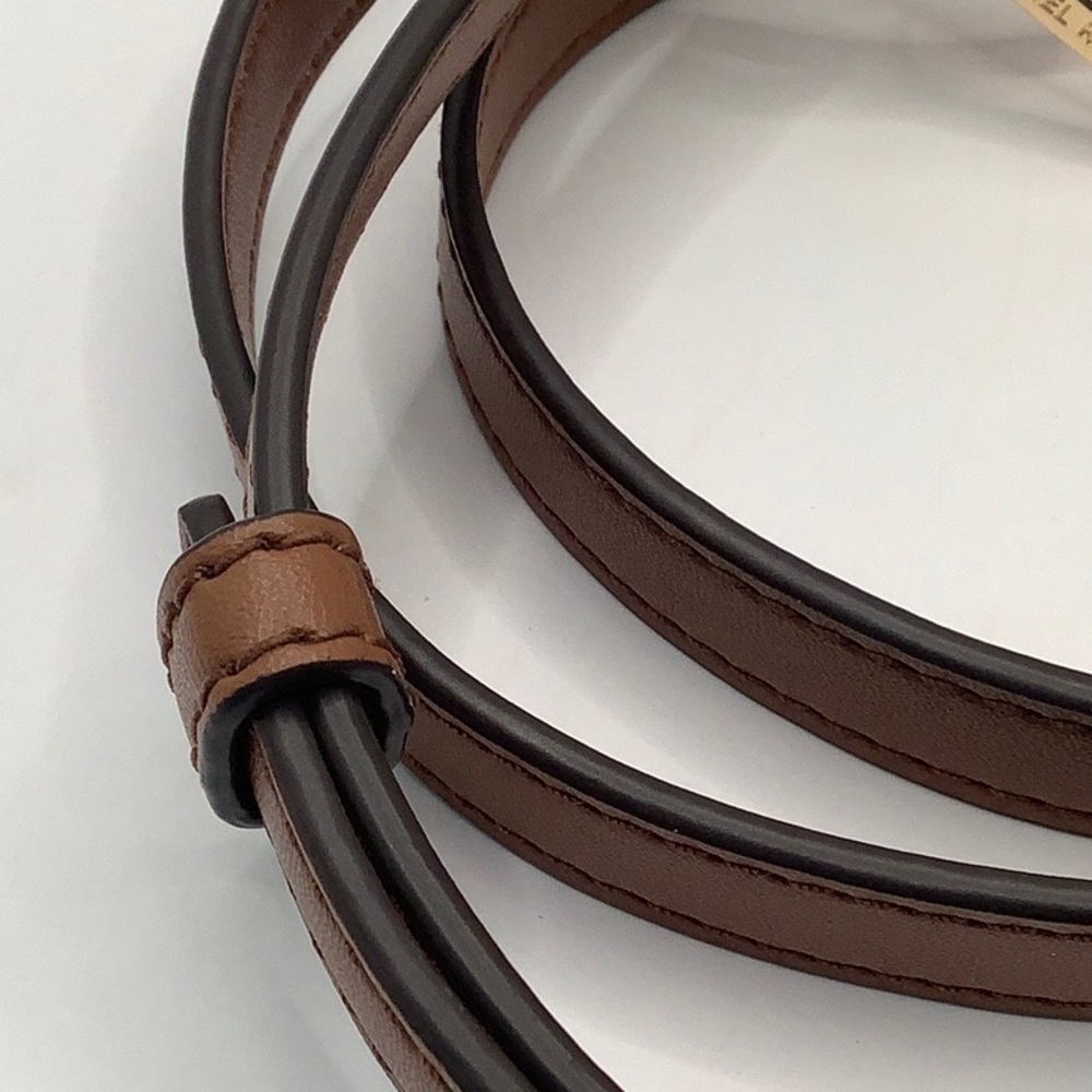 🤎NEW🤎Michael Kors Brown Smooth Leather Crossbody Replacement Strap - Picture 10 of 15